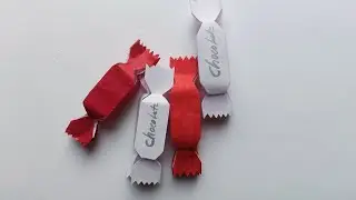 How to make paper chocolates | easy paper craft | #shorts #craft #chocolate #papercraft #easycraft