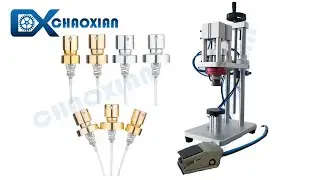 Fabricante de máquinas de sellado de botellas de perfume de vidrio semiautomáticas