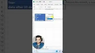 Extract Day, Month, Year of any Date | How to get Day, Month from any date IN 