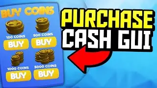 [READ DESCRIPTION FOR NEW VERSION] How to Make a CASH PURCHASE GUI | HowToRoblox