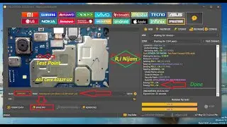 SamSung A03 Core latest Version (A032F-U2) Test Point Frp Removed by Unlock Tool / R,i Nijam