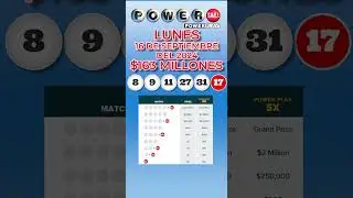 Resultados Powerball Lunes 16 de Septiembre 2024  Jackpot $163 Millones de dólares