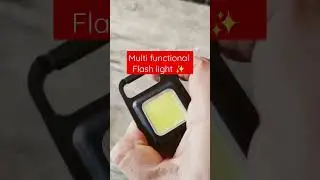Premium quality All new Rechargeable flashlight strobelight bottle opener and magnetic stand holder