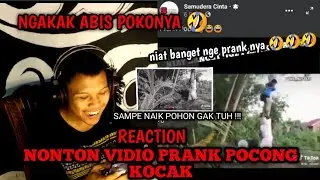 REACTION _ Si BOCIL KETAKUTAN sama POCONG sampe naik POHON