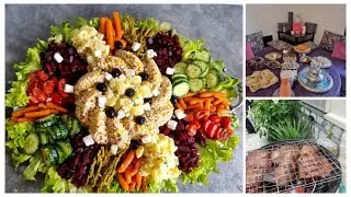 أجواء العيد في الغربة 🐏سلطة راقية للضيوف ب ebly بخلطة خطيرة وتتبيلات رائعة تحمر ليك وجهك مع ضيافك