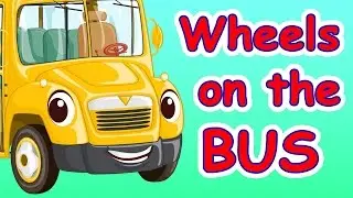 The Wheels on The Bus Go Round and Round - Nursery Rhymes for Babies 🚍