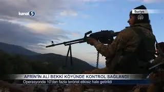 AFRİN'İN ALİ BEKKİ KÖYÜNDE KONTROL SAĞLANDI