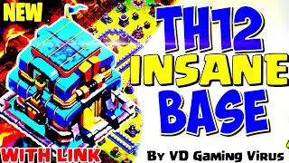 NEW BEST TH12 BASE LINK 2023 | TOP 6 TH12 WAR/CWL/TROPHY/HYBRID BASE WITH LINK - COC
