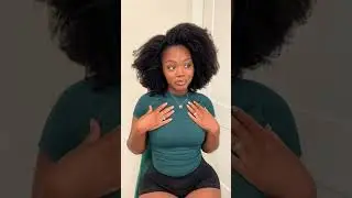 😩while we wait for this 4c hair to grow... 😍🤩#hergivenhair #halfwig