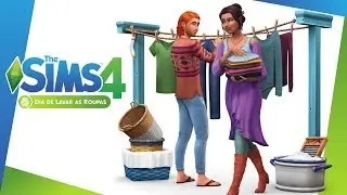 LAVANDO ROUPAS NA NOVA COLEÇÃO DE OBJETOS  | The Sims 4 Dia de Lavar as Roupas