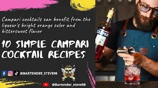 How to make Campari Cocktail | 10 Easy Campari Cocktail Recipes