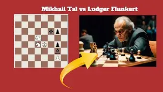 Mikhail Tal vs  L Flunkert   Slav Defense Geller Gambit #mikhailtal #xadrez #chess