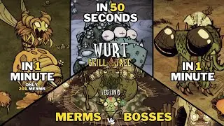 NEW "WURT" IS A MASTERPIECE!! Misery Toadstool in 50 seconds - Don't Starve Together | BETA