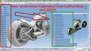 How  to Generate Catproduct from CatPart Body  on CATIA V5?
