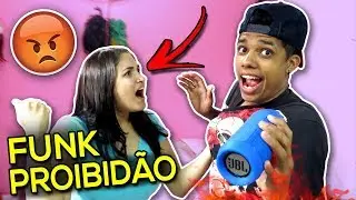 UM DIA INTEIRO IRRITANDO MINHA NAMORADA COM FUNKS PROIBIDÃO!
