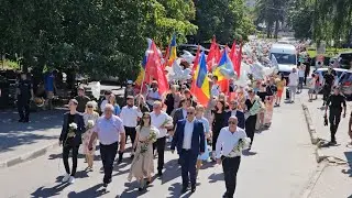 ❗️⚡️Шествие в Бельцах - 80-летие Ясско-Кишиневской операции