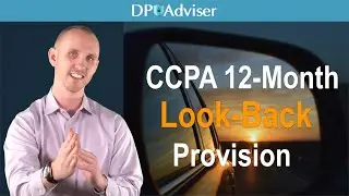 CCPA 12 Month Look Back Requirement