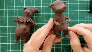 Как я делаю одежду игрушкам из папье-маше?