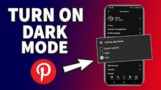 How to turn on dark mode in Pinterest [UPDATE 2025]