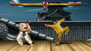 RYU vs JACKIE CHAN | DEATH BATTLE‼️