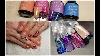 First Love Collection - Madam Glam - Builders - Swatches & Nail Art - Valentines French Manicure