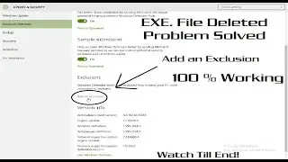 Games EXE. Files Get Deleted Problem Solved - 100 Percent Working Solution