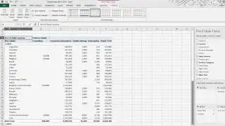 How to change PivotTable layout