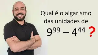 POTENCIAÇÃO - "(UFRGS) O algarismo das unidades..."