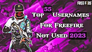 Top 55 Stylish Names For Freefire | Top 55 Unique Names For For Freefire | Top 55 Attitude Names |