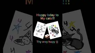Happy b dayyy #bday #happybirthday #cats ##cat #catlover #happybday