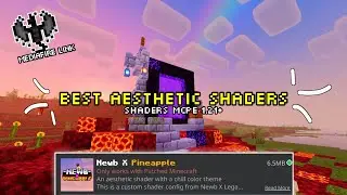 Best Aesthetic shaders Minecraft 1.21🌿🌷 || MEDIAFIRE🍃 || NewB X Pineapple✨