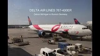 Delta Air Lines Boeing 767-400ER - Detroit Michigan to Munich Germany