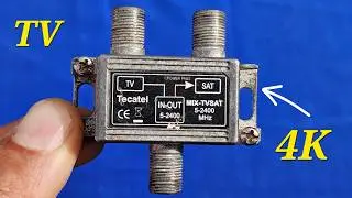 How to make a DTV terrestrial antenna using a TV switch