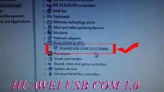 How to install Huawei USB COM 1.0 (32/64) Bit USB SER Driver install