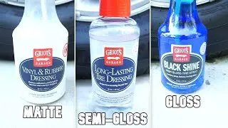 Griots Garage Tire Dressing || Black Shine, Long Lasting, and Vinyl and Rubber Dressing