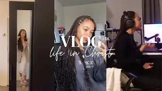 vlog 18. life in Christ (teaching my brother how to cook, studio time and all of that)