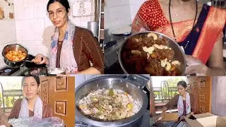 सुनेची पनीर बिर्यानी आवडली की लेकीचा हलवा🤫वहिनीसाठी घेतल खास गिफ्ट🎁 मनातली इच्छा🛍️@Varshachoudhari