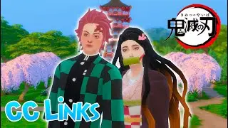 Los Sims 4 Kimetsu No Yaiba || Tanjiro y Nezuko || CC Links