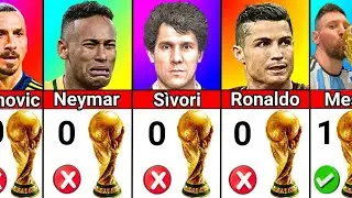 The best Players but NEVER won WORLD CUP,neymar ,Ronaldo