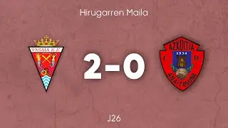 Pasaia 2-0 Anaitasuna (26.  Jardunaldia)