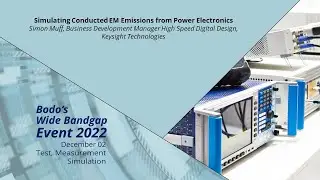 Simulating Conducted EM Emissions from Power Electronics
