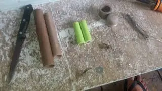 Como fazer uma bateria externa recarregável  pra lanterna .