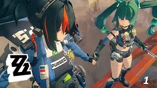 Zhu yuan y Qingyi en acción || Zenless Zone Zero || Parte 8.1