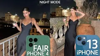 FairPhone 4 VS iPhone 13 Night Mode Camera Test