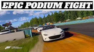 Forza Motorsport - Great Podium Battle In The MX-5