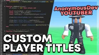 How To Make CUSTOM TITLES In ROBLOX (Easy)