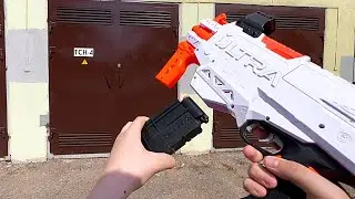 Нёрф Перезарядка и Выстрелы - Ultra AMP, Zombie Strike Quadrot, Trio, Knockout и другие 🤟