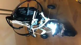 Hobbyking model paramotor Formation Flying at night