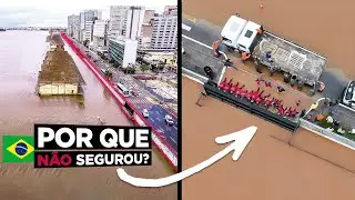 O que REALMENTE ACONTECEU com Muro de Contenção do RS