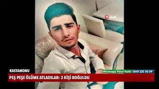 Peş peşe ölüme atladılar